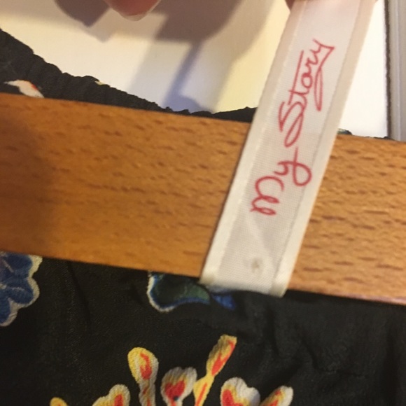 Strapless floral ruffle top dress - Picture 4 of 4